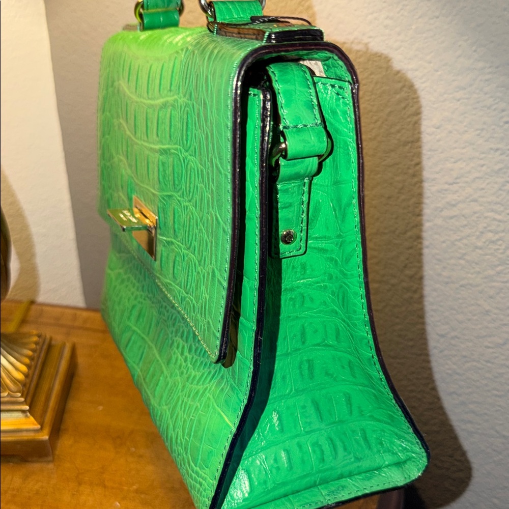 Kate Spade Crocodile-Embossed Handbag - Picture 4 of 8